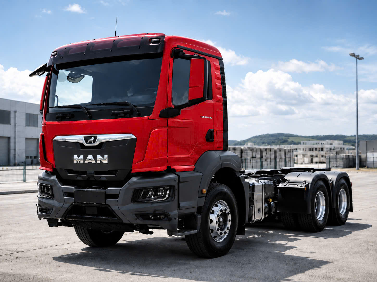 Xe đầu kéo MAN TGS 40.480 6x4 sức kéo 160 Tấn